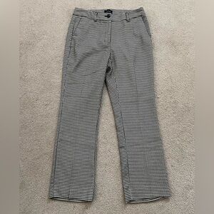 White House Black Market The Slim Houndstooth Cropped Pants